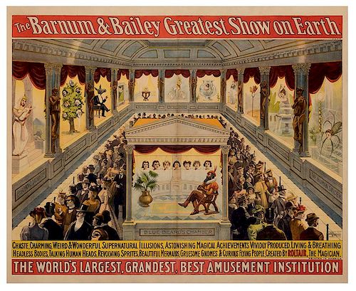 Barnum & Bailey’s Greatest Show on Earth. Blue Beard’s Chamber.