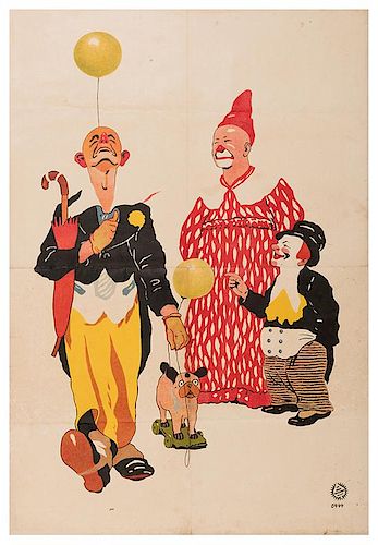 Adolf Friedlander Stock Circus Poster.