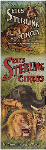 Seils-Sterling Circus. The Show of a Thousand Wonders.