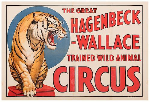 Hagenbeck-Wallace Trained Wild Animal Circus.