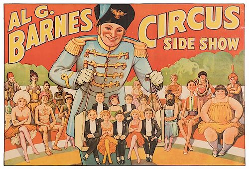 Al G. Barnes Circus Side Show.