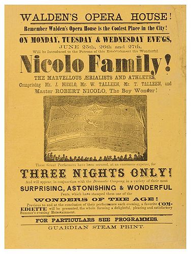 Nicolo Family. Walden’s Opera House.