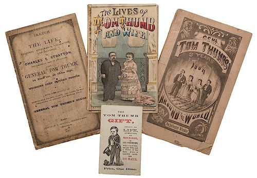 Group of Four Tom Thumb Pitch Books.