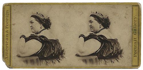 Trio of Circus Sideshow Stereoview Cards.