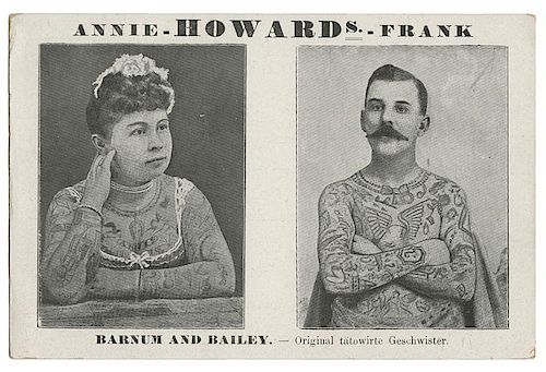 Collection of Five Sideshow Postcards.