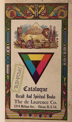 DeLaurence & Co. Occult and Spiritual Books Catalogue.