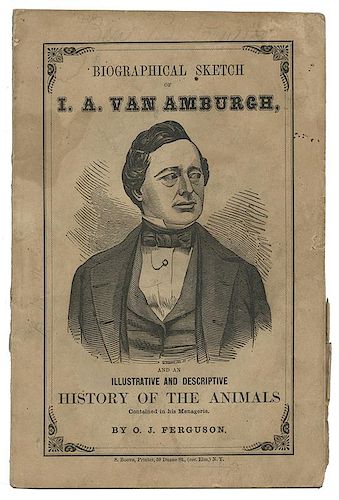 Biographical Sketch of I.A. Van Amburgh.
