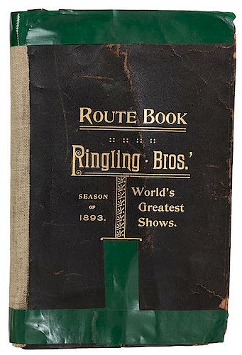 Ringling Brothers World’s Greatest Shows. 1893 Season.