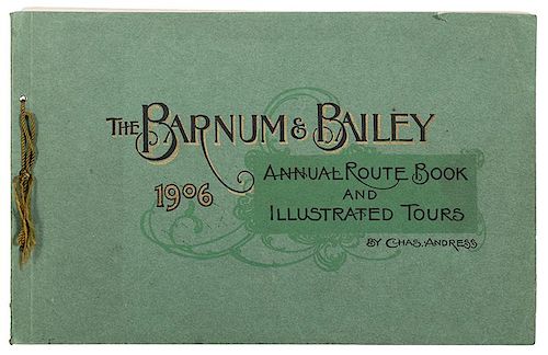 The Barnum & Bailey Annual Route Book. Season of 1906.