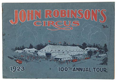 John Robinson Circus 100th Annual Tour.