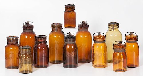 Early Glass Canning Jars
