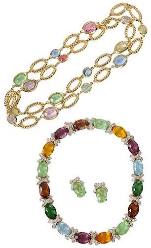 Collection of Faux Gemstone Jewelry