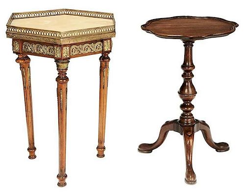 French Style Side Table, Candlestand