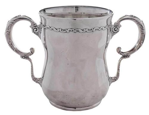 Large Sterling Two Handled Cup