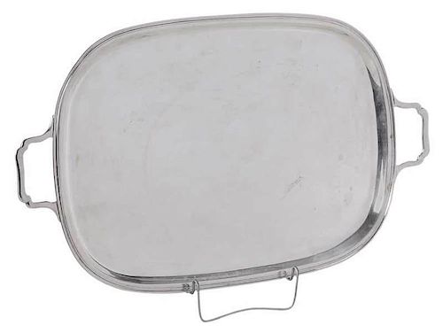 Sterling Two Handled Tray
