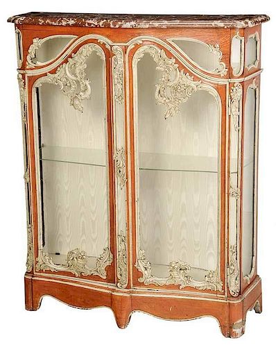 Venetian Baroque Style Carved Cabinet