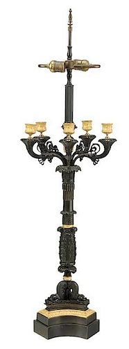 Empire Style Candelabra Lamp