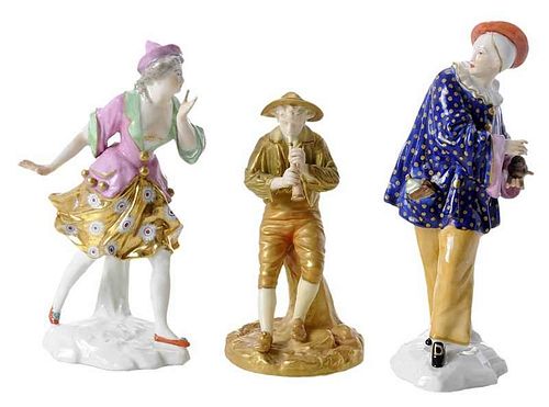 Three English Figurines