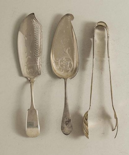 Three Sterling Silver Serving Pieces