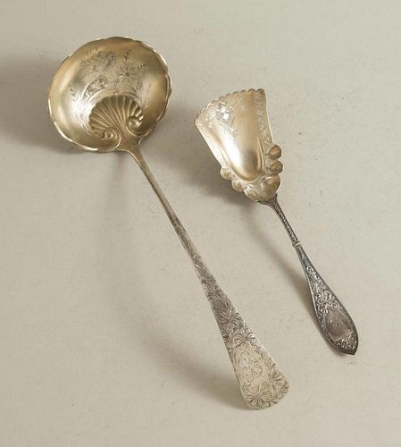 Two Silver Serving Pieces