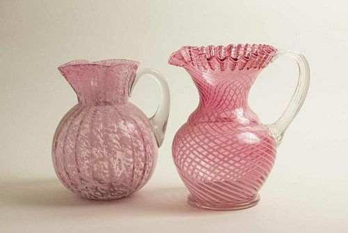 Two Glass Pitchers