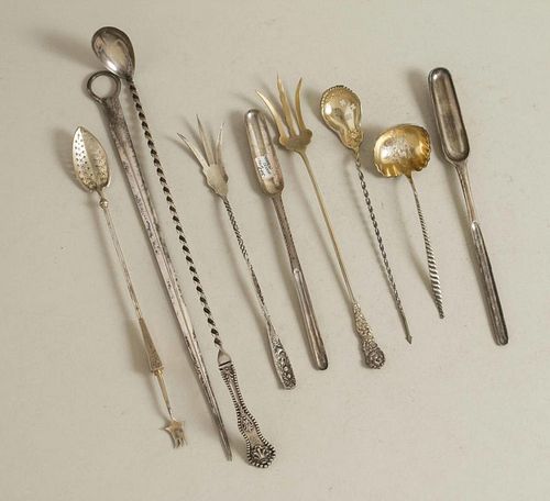 Assorted Silver Table Accessories