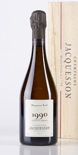 Grand Vin Signature Degorgement Tardif Brut Millesime 1990, Jacquesson
