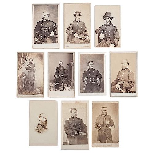 Civil War CDV Collection of Union Generals