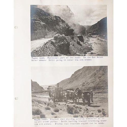 Mining Report on Placer Dredging Property in Peru, with Tipped-In Photographs