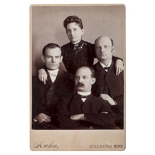 Younger Family, Stillwater, Minnesota, Prison Cabinet Photograph