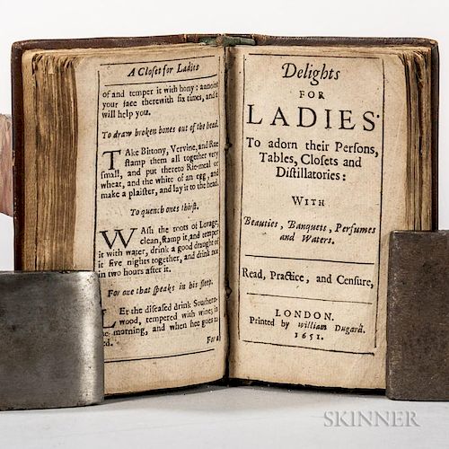 A Closet for Ladies and Gentlewomen, or the Art of Preserving, Conserving, and Candying [bound with] Sir Hugh Plat's (1552-16