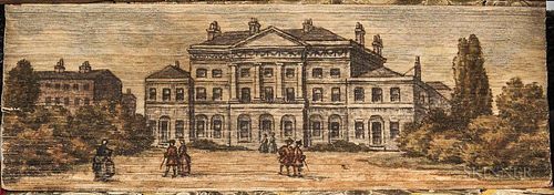 Fore-edge Painting of Lansdowne House.