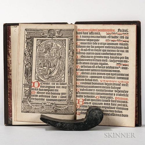 Prayerbook Fragment Printed on Paper.
