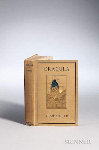 Stoker, Bram (1847-1912) Dracula  , First American Edition, Signed and Inscribed Copy.