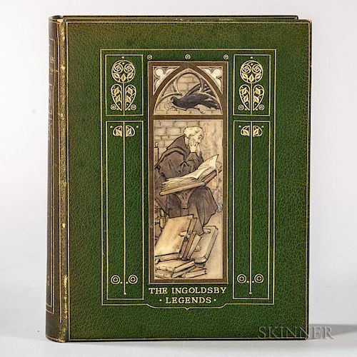 The Ingoldsby Legends, or Mirth & Marvels  , Illustrated by Arthur Rackham, in a Vellucent Cedric Chivers Binding.