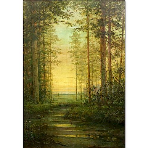 Attributed to: Iwan Iwanowicz Shishkin, Russian (1832-1898), Wooded Landscape.