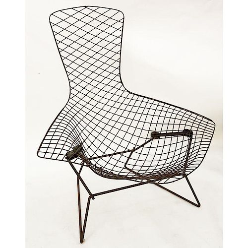 Mid Century Bertoia For Knoll Wire Bird Chair.