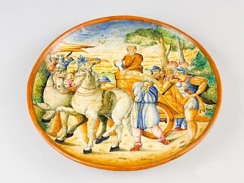 An Urbino ceramic dish