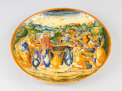 An Urbino ceramic dish