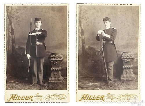 Two Indian Wars CDV's