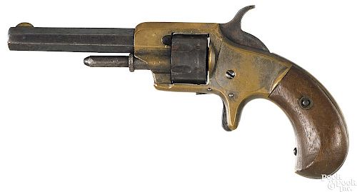 Whitneyville No. 1 brass frame seven shot revolver
