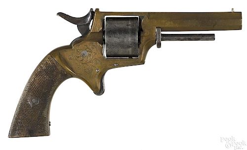 J.A. Clark, British made five shot revolver