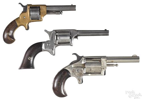 Three spur trigger revolvers