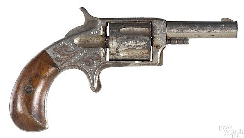 H&R Victor No 3, nickel plated five shot revolver