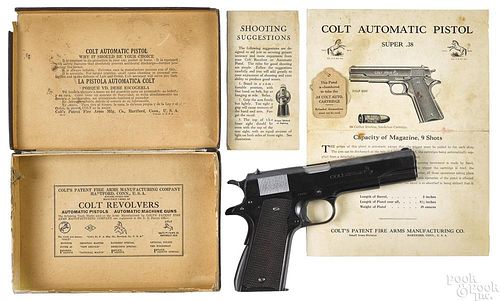 Colt Super 38 semi-automatic pistol