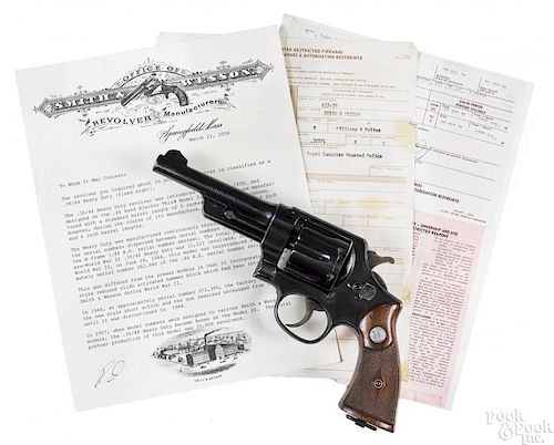 Smith & Wesson ''Heavy Duty'' 38/44 pre-war revolver