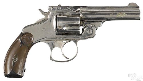 Smith & Wesson nickel plated revolver