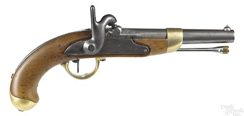 French model 1822 conversion percussion pistol