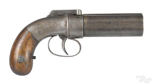 Allen & Thurber bar hammer pepperbox pistol