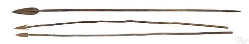 Three African spears